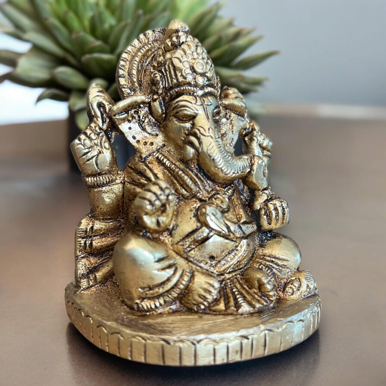 Ganesha Brass Idol, Altar, Deity, Ganesh Idol, Ganapati Idol, Ganesha Statue, Ganapati Idol, Diwali Gift